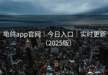 电鸽app官网｜今日入口｜实时更新（2025版）