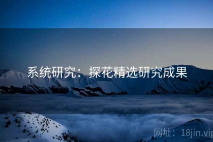 系统研究：探花精选研究成果