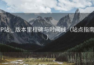 P站 _ 版本里程碑与时间线（站点指南）